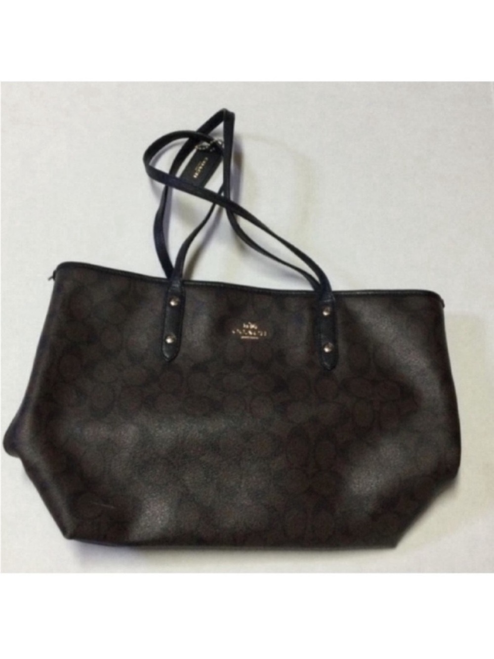 Coach Signature Canvas Tote